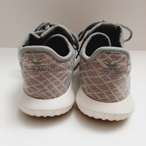 ADIDAS Originals Tubular Shadow Athletic Shoe Light Brown Tan Gray Women's Sz 6 - Picture 10 of 16